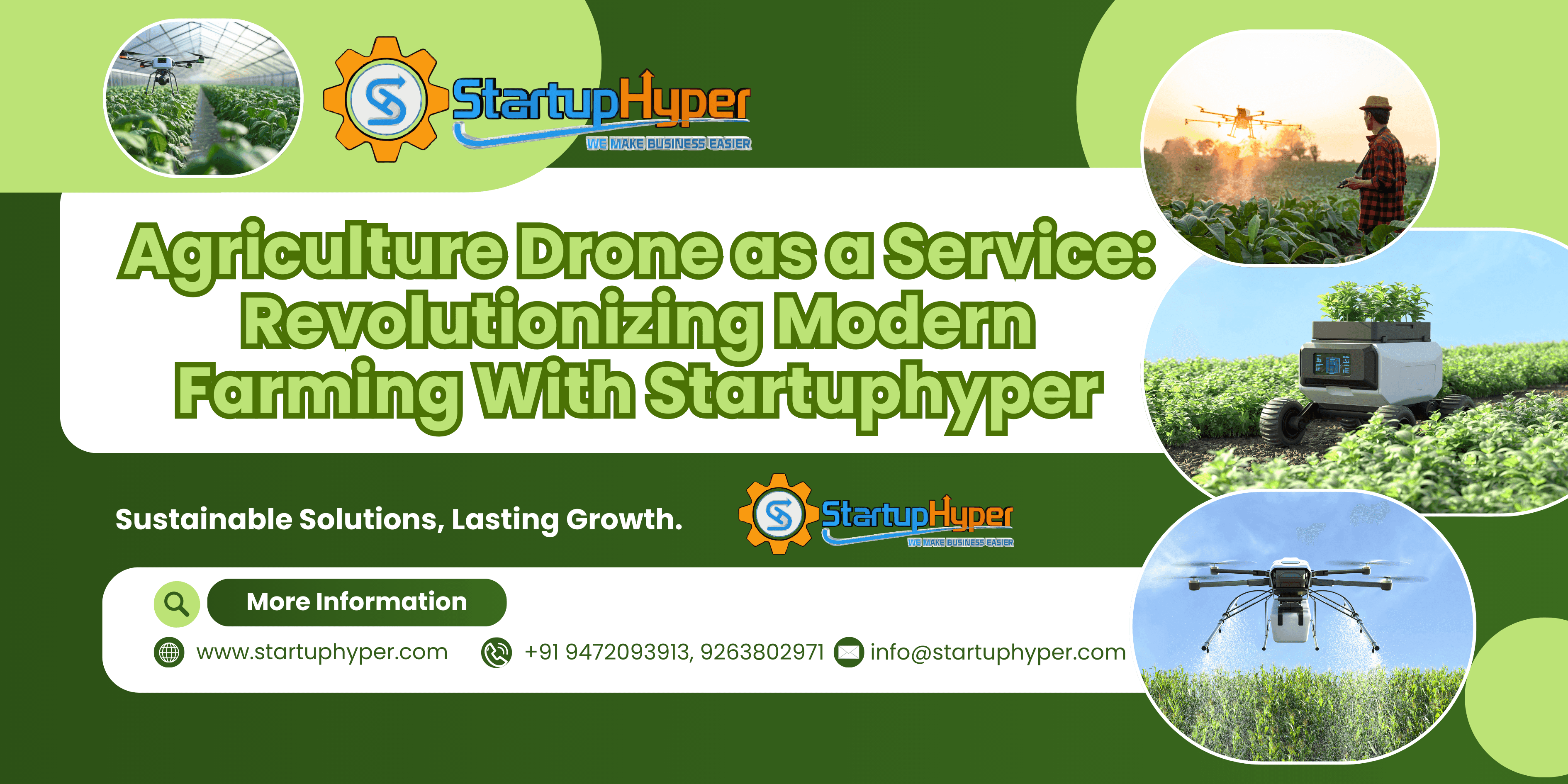 Agriculture Drone as a Service: Revolutionizing Modern Farming With Startuphyper