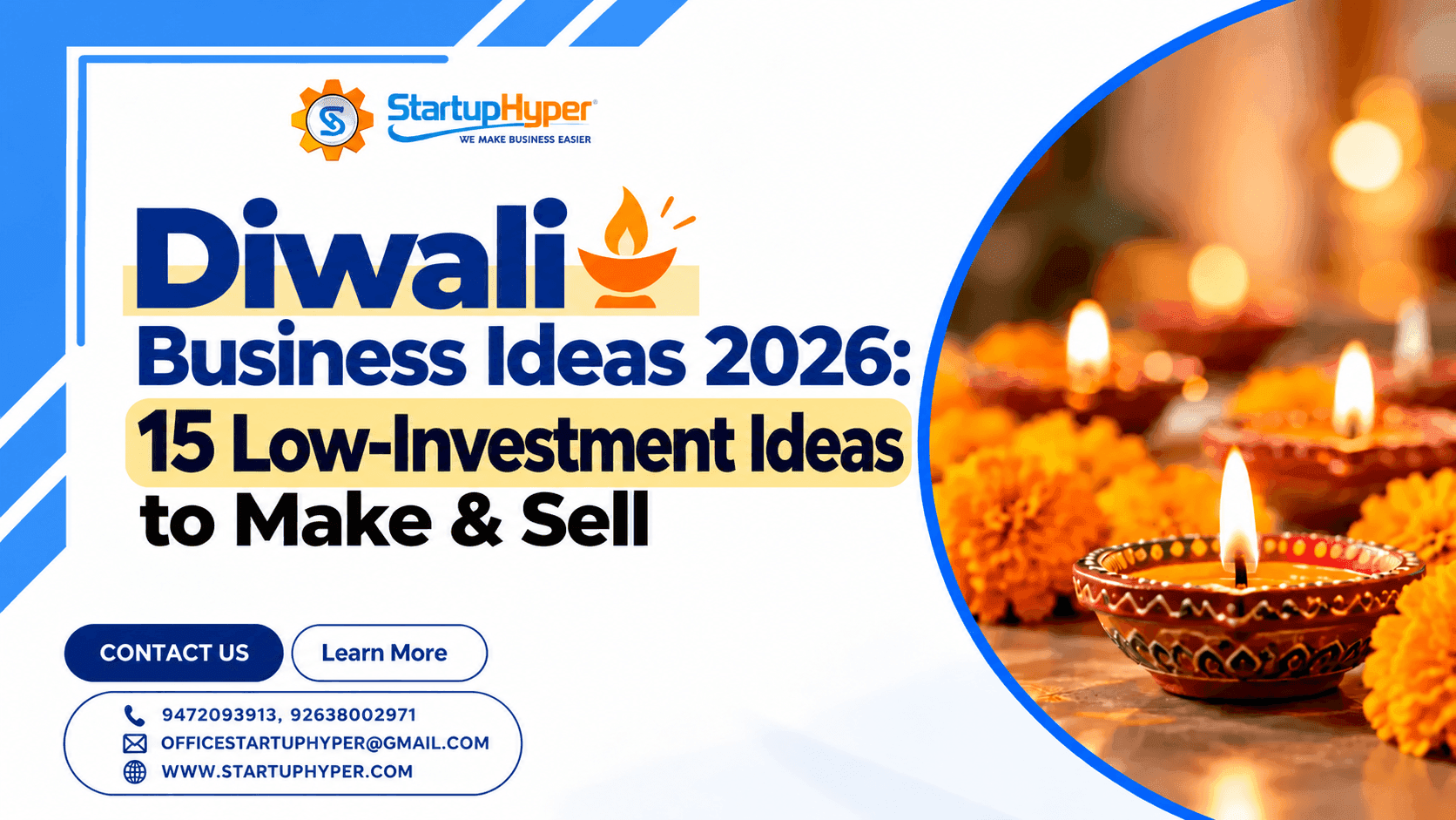 Diwali Business Ideas 2026: 15 Low-Investment Ideas to Make & Sell