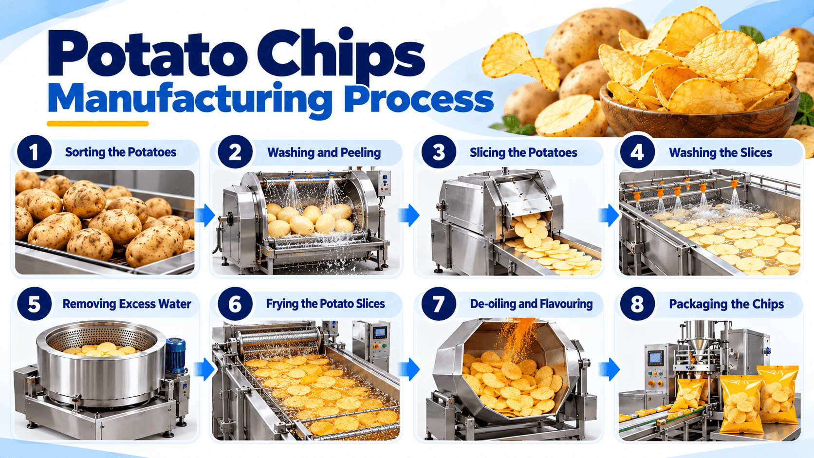Potato Chips Manufacturing Process
