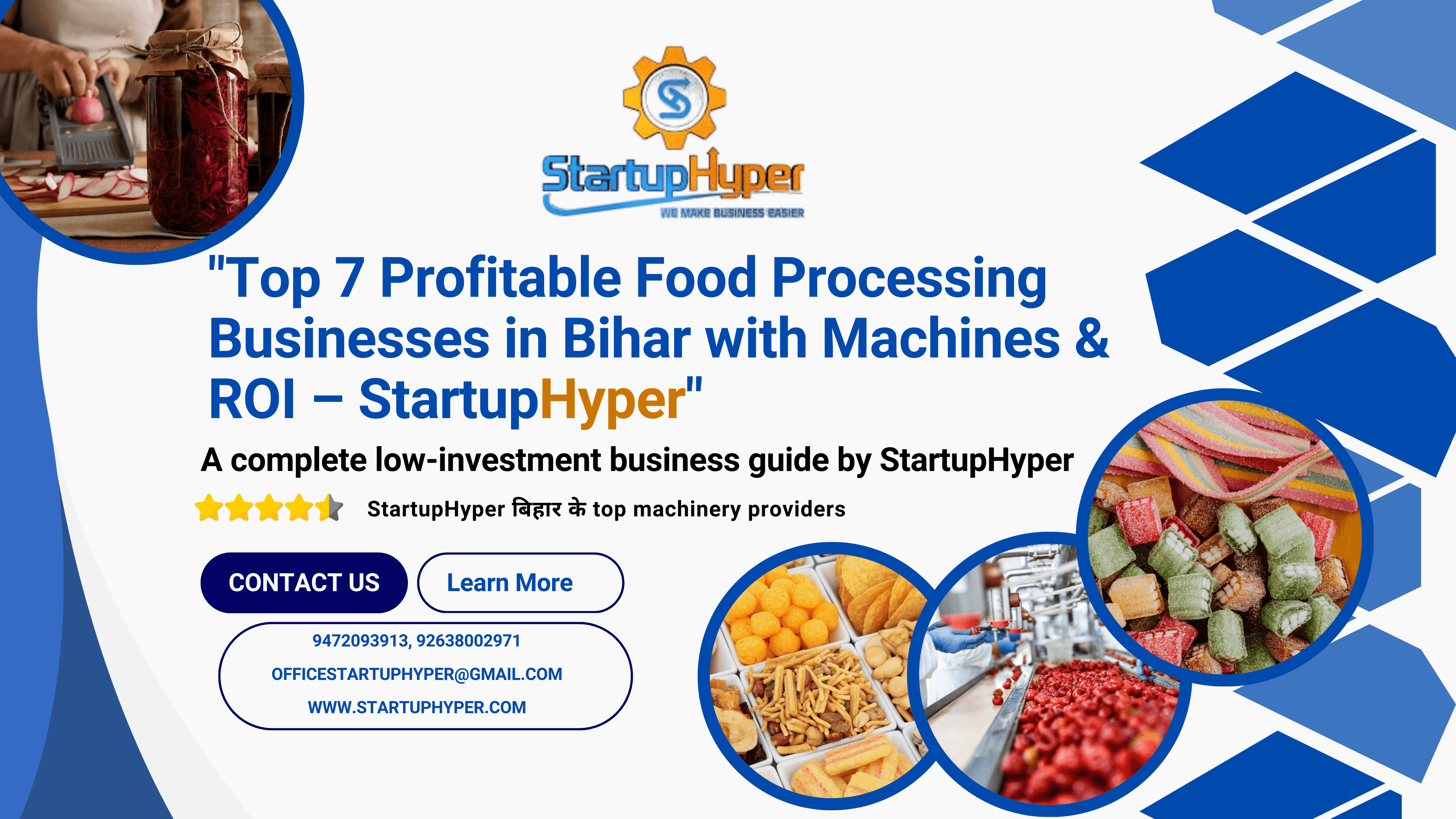 "Top 7 Profitable Food Processing Businesses in Bihar with Machines & ROI – StartupHyper"