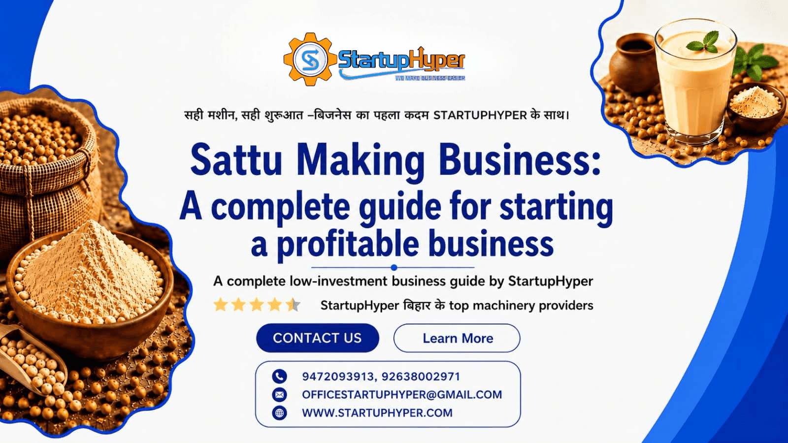 Sattu Making Business: A Complete Guide for Starting a Profitable Business